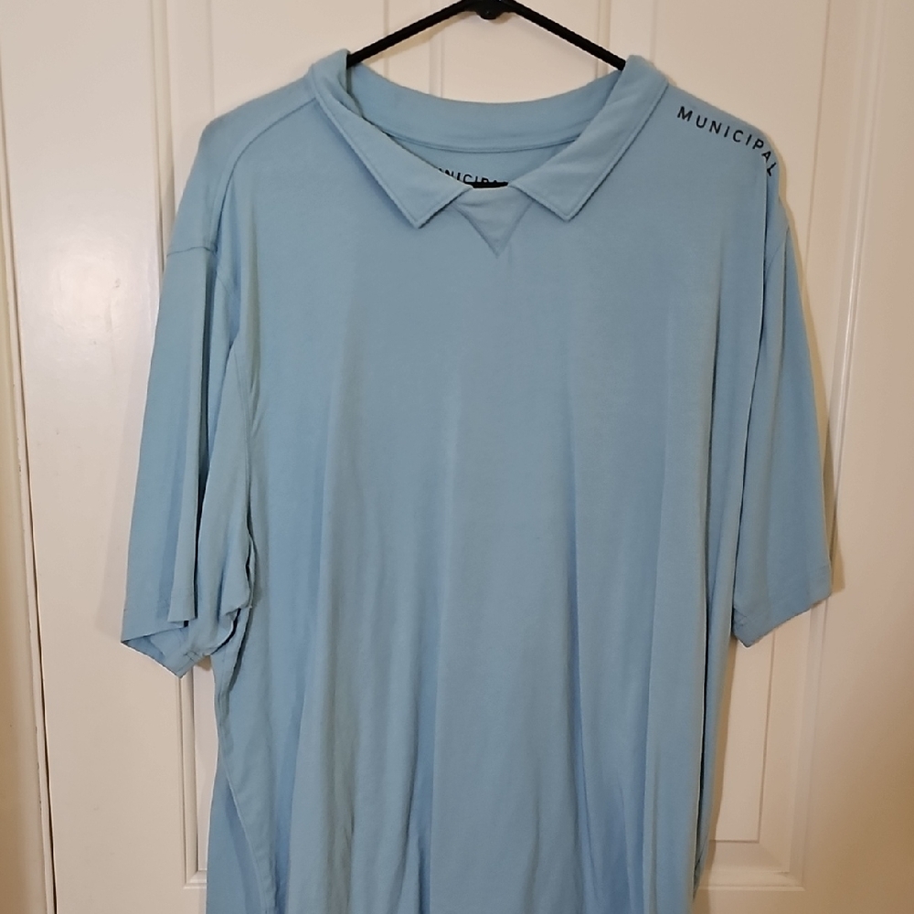 Light Blue Men's Polo T Shirt